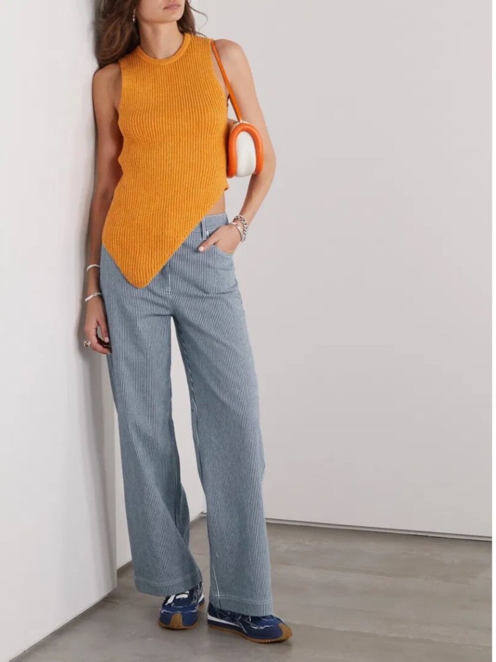 REMAIN Birger Christensen Lymma Striped Stretch Pants